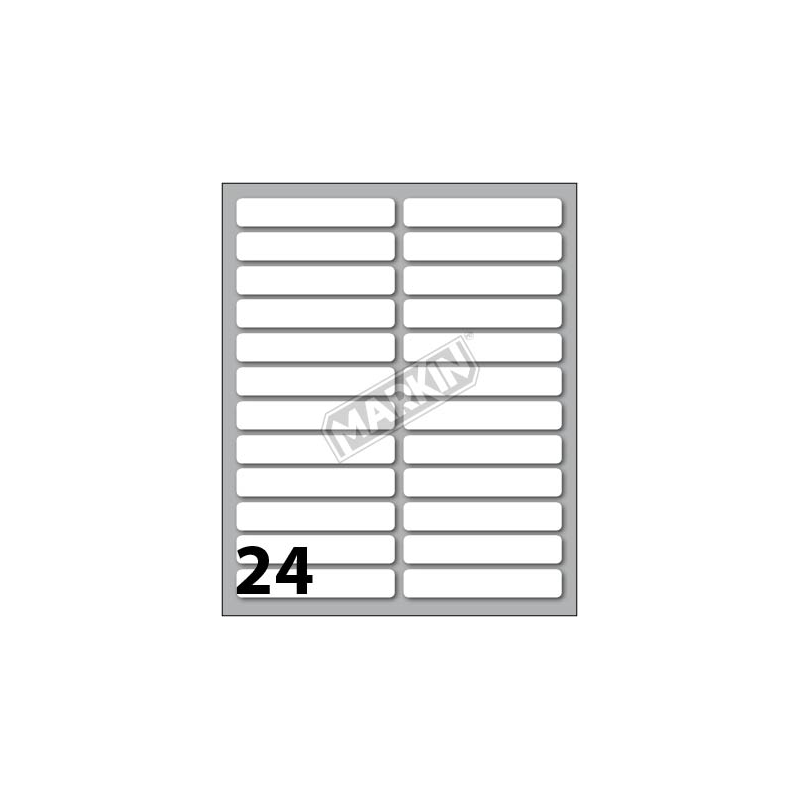 ETICHETTE ADESIVE 56X10MM 37 BUSTA 10FOGLI MARKIN