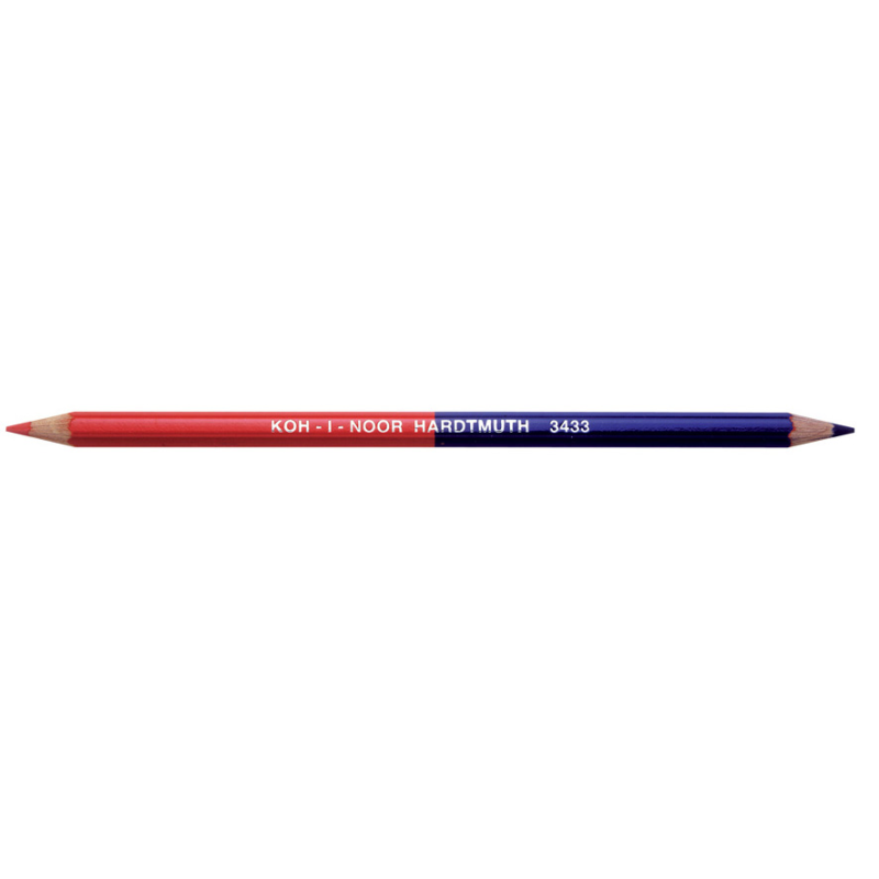 MATITA ROSSO/BLU SOTTILE KOH-I-NOOR CONF.12PZ